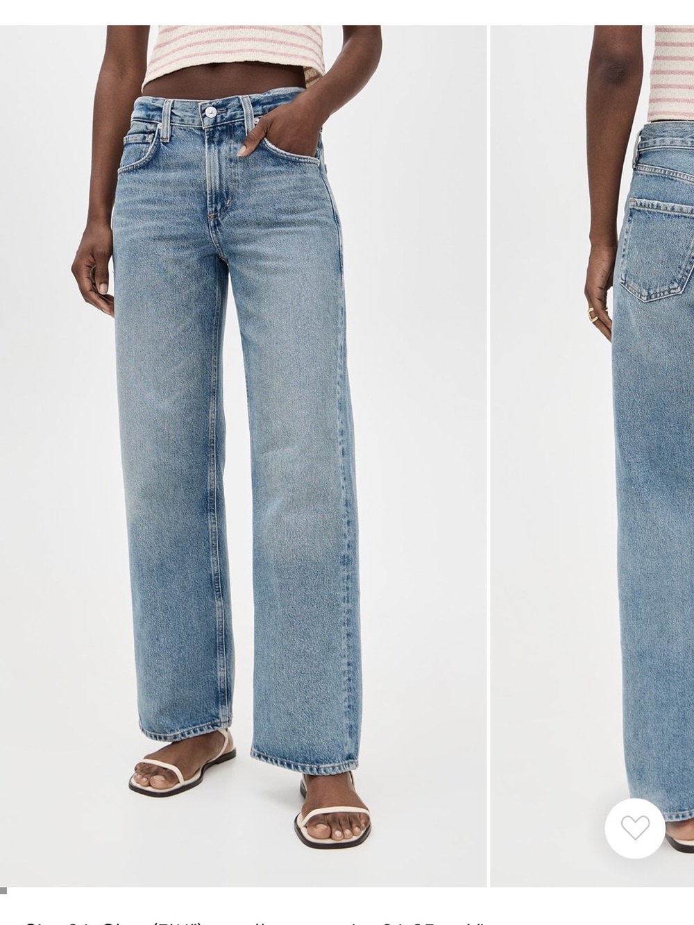 Citizens of Humanity Lindz Straight-Leg Jeans - 27 - Bijou